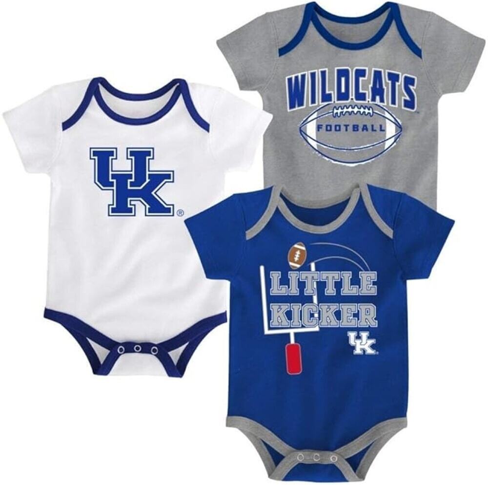 Outerstuff Kentucky Wildcats 3 Points Baby/Infant 3 Piece Creeper Set-24 Months